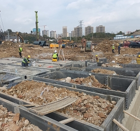 大學城安置房預制承臺項目（2022年）